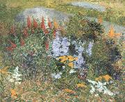 John Leslie Breck Rock Garden at Giverny France oil painting artist
